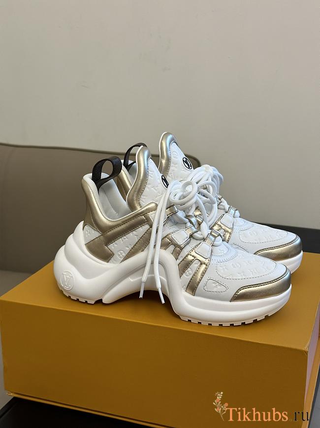 Louis Vuitton LV Archlight Sneaker White Gold - 1