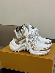 Louis Vuitton LV Archlight Sneaker White Gold - 1