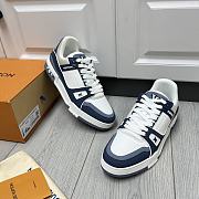 Louis Vuitton LV Trainer Navy Blue Sneaker - 1