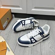 Louis Vuitton LV Trainer Navy Blue Sneaker - 3