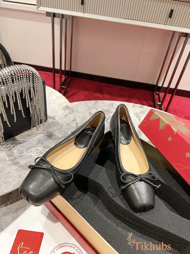 Christian Louboutin Black Ballet Flat - 1