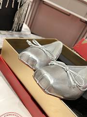 Christian Louboutin Silver Ballet Flat - 5