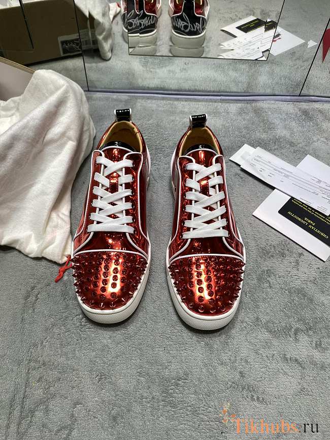 Christian Louboutin Sneaker Red Patent - 1