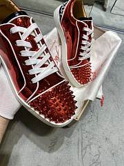 Christian Louboutin Sneaker Red Patent - 4