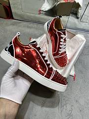 Christian Louboutin Sneaker Red Patent - 3