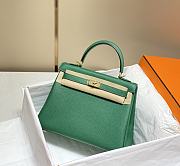 Hermes Kelly Green Togo Gold Hardware Bag 28cm - 1