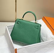 Hermes Kelly Green Togo Gold Hardware Bag 28cm - 5