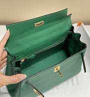 Hermes Kelly Green Togo Gold Hardware Bag 28cm - 3