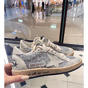 Golden Goose Ball Star Sneakers Silver - 2