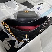 Chanel 19 Hobo Bag Black 25x20x7cm - 5