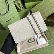 Gucci GG Marmont Chain Wallet White 20x12.5x4cm - 4