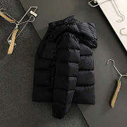 Moncler Hooded Puffer Jacket Black - 3