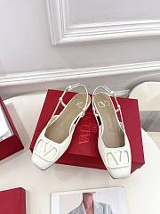 Valentino Garavani Roman Stud White Flat - 1