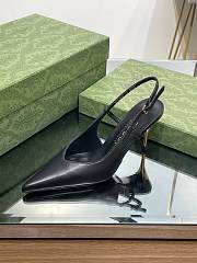 Gucci Slingback Heeled Pump Black 8.5cm - 3