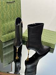 Gucci Black Ankle Boots 8.5cm - 4