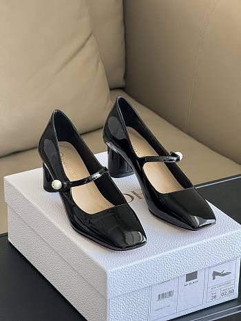 Dior Jolie Pump Black Patent Calfskin 5cm