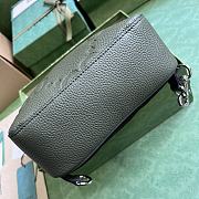 Gucci Jumbo GG Crossbody Bag Dark Green 19x29x7cm - 5