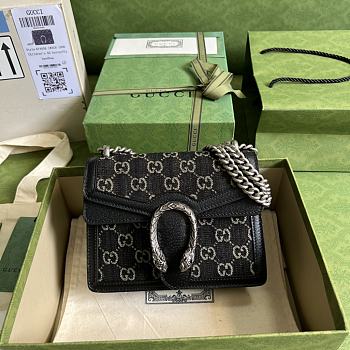 Gucci Mini Dionysus Black Bag 20x15.5x5cm