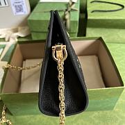 Gucci Ophidia GG Small Shoulder Bag Black 26x17.5x8cm - 6