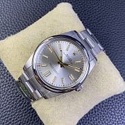 Rolex Oyster Perpetual silver dial 41mm - 5