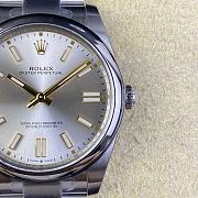 Rolex Oyster Perpetual silver dial 41mm - 3