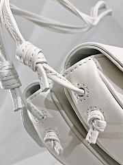 Celine Triangle Bag in Smooth Calfskin White 21x15x4cm - 5