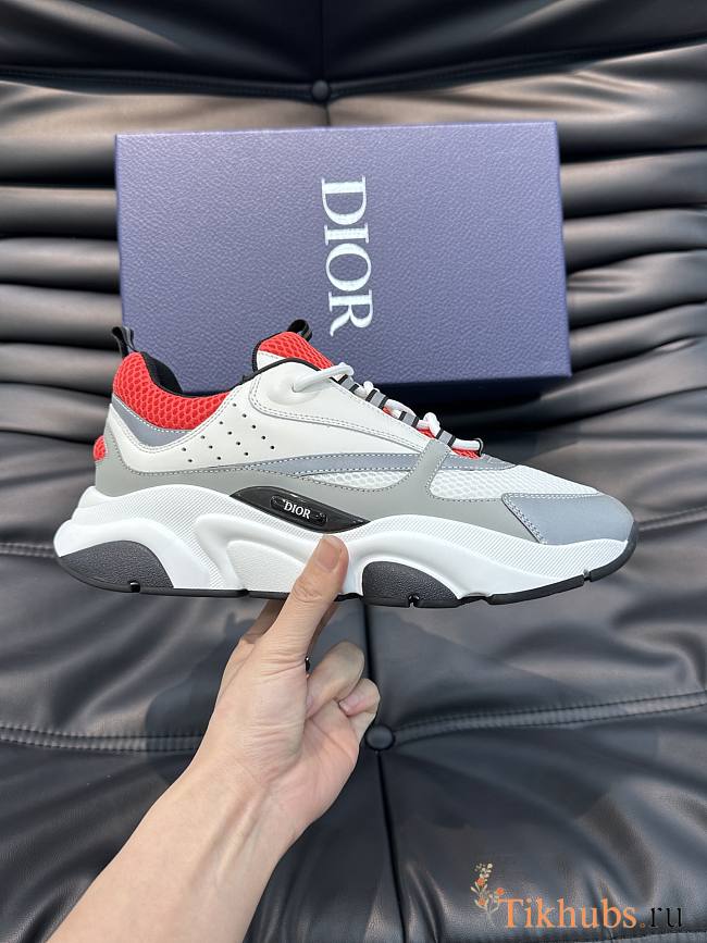 Dior B22 Sneaker White Red - 1