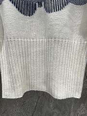 Dior Dioralps Stand Collar Sweater White - 4