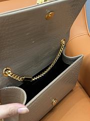 YSL Kate Crocodile Beige Gold 20x13.5x5.5cm - 2