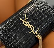 YSL Kate Crocodile Black Gold 20x13.5x5.5cm - 4