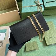 Gucci Chain Wallet With Script Black 20x12.5x4cm - 4