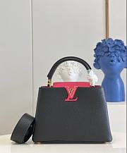 Louis Vuitton LV Capucines BB Black Pink 27cm - 1