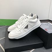 Prada Downtown Leather Sneakers White - 5