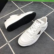 Prada Downtown Leather Sneakers White - 3