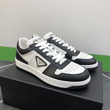 Prada Downtown Leather Sneakers Black