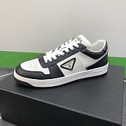 Prada Downtown Leather Sneakers Black - 4