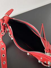 Balenciaga Le Cagole XS Shoulder Bag In Red 26cm - 3