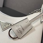 Prada Re-Edition 2005 Re-Nylon Bag White 22x18x6cm - 6