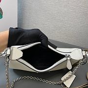 Prada Re-Edition 2005 Re-Nylon Bag White 22x18x6cm - 2