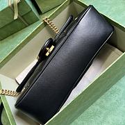 Gucci Marmont Small Shoulder Black Bag 26x15x7cm - 3