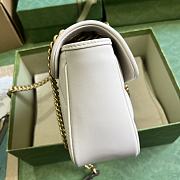 Gucci Marmont Small Shoulder White Bag 26x15x7cm - 5