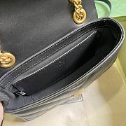 Gucci Marmont Mini Shoulder Black Bag 22x13x6cm - 5