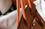 Hermes Birkin Togo 25 Orange Gold Hardware 25cm - 6