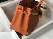 Hermes Birkin Togo 25 Orange Gold Hardware 25cm - 5