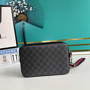 Gucci GG Supreme Clutch Grey 23.5x15.5x4.5cm - 2