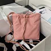 Chanel 22 Mini Handbag Pink Caviar Gold 20 × 19 × 6 cm - 4