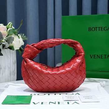 Bottega Veneta Jodie Mini Red 28 × 23 × 8 cm