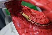 Bottega Veneta Jodie Mini Red 28 × 23 × 8 cm - 6