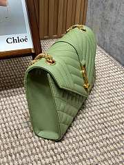 YSL Envelope Green Gold 24x17x6cm - 3