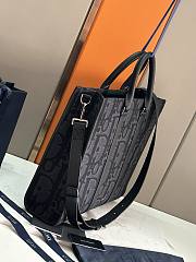 Dior East-West Tote Bag Black Maxi 40.5 x 35 x 12 cm - 4